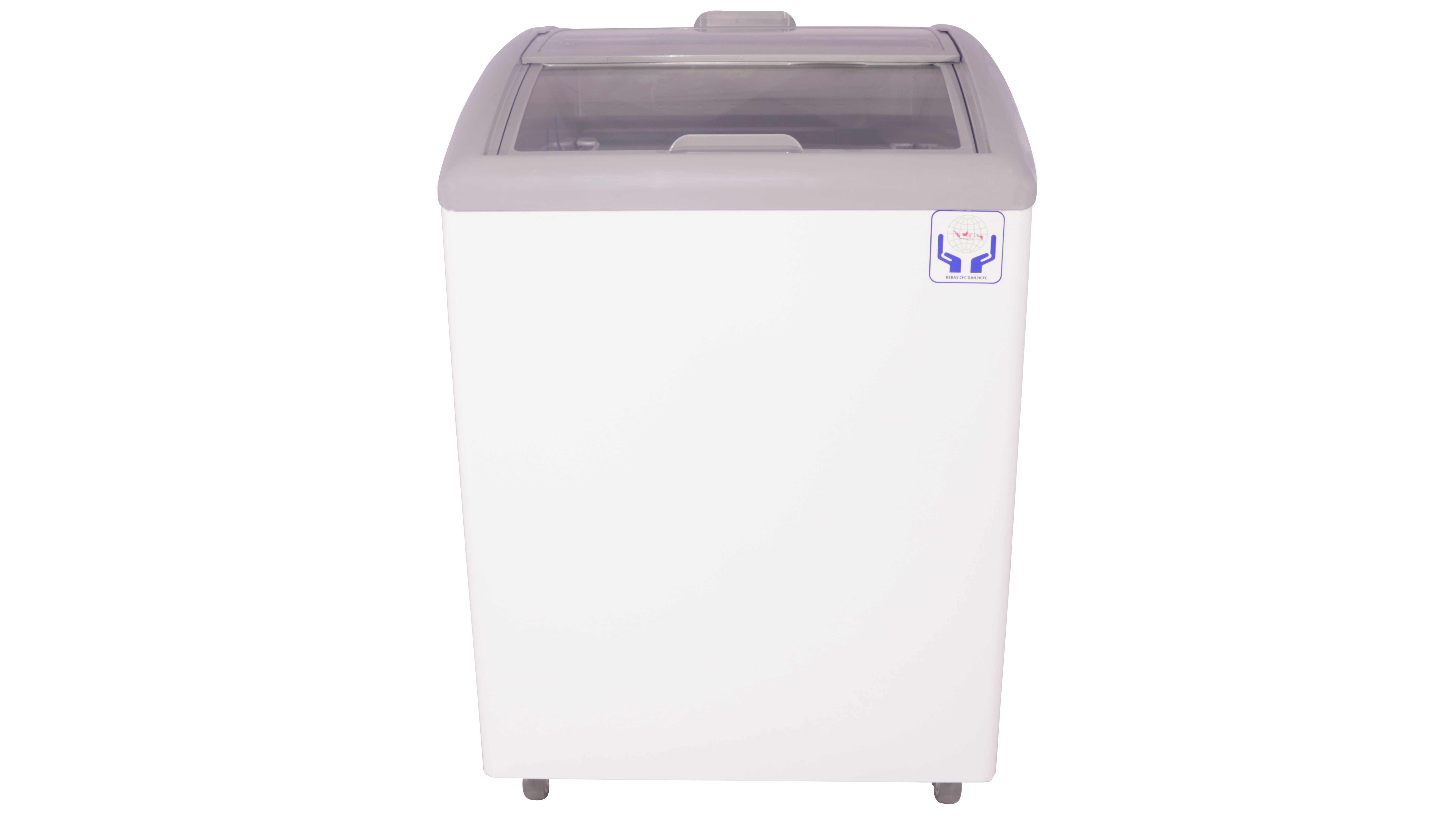 Curve Glass Freezer 159 Liter